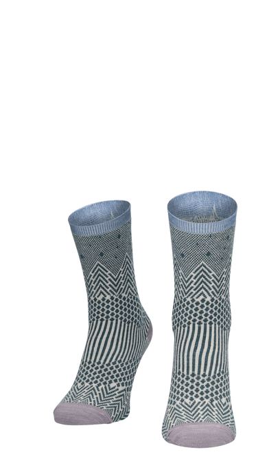 Mountain Jaquard Damensocken Blue Ridge Shimmer