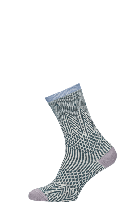 Mountain Jaquard Damensocken Blue Ridge Shimmer