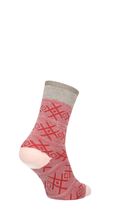 Cabin Therapy Damensocken Red Rock