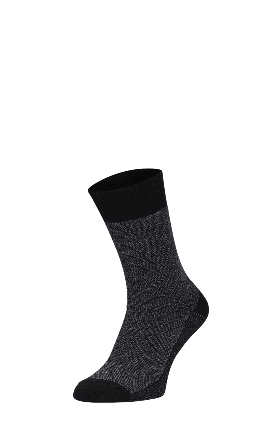 Fiber Optics Herrensocken Black