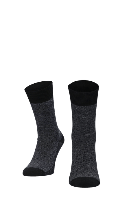 Fiber Optics Herrensocken Black