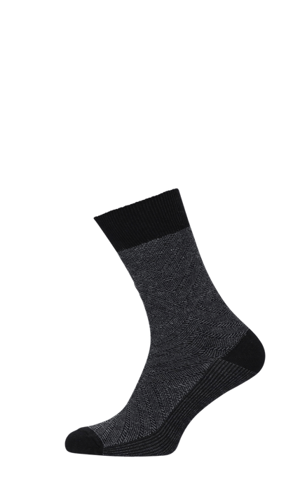 Fiber Optics Herrensocken Black