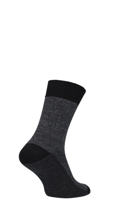 Fiber Optics Herrensocken Black