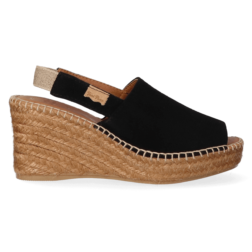 Leo-A Damen Espadrilles Negre