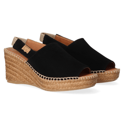 Leo-A Damen Espadrilles Negre