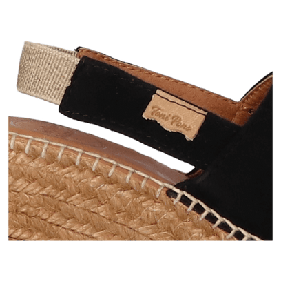 Leo-A Damen Espadrilles Negre