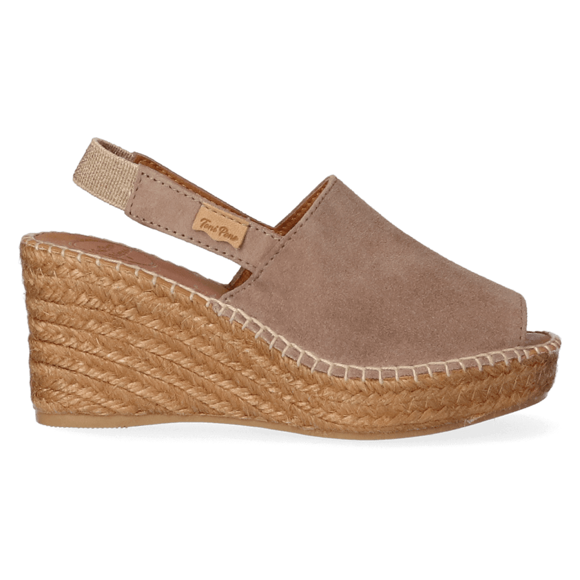 Leo-A Damen Espadrilles Taupe