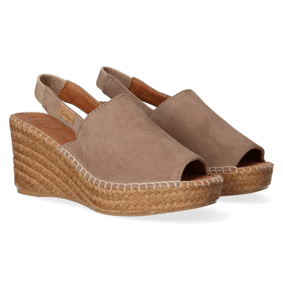 Leo-A Damen Espadrilles Taupe
