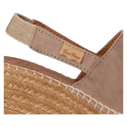 Leo-A Damen Espadrilles Taupe