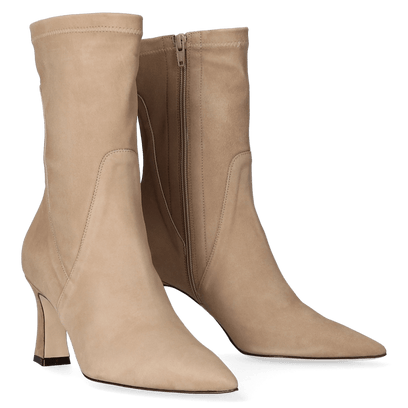 Damen Stiefeletten 12325 Beige 933