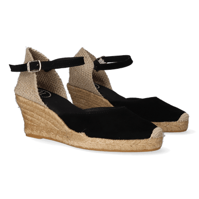 Lloret-5 Damen Espadrilles Negre