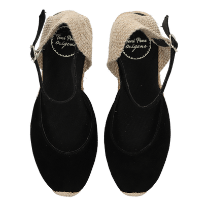 Lloret-5 Damen Espadrilles Negre