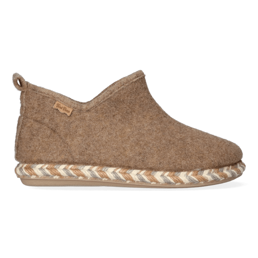 Maia-FP Damen Hausschuhe Taupe