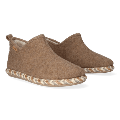 Maia-FP Damen Hausschuhe Taupe