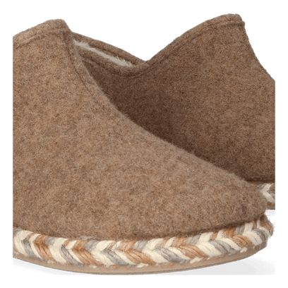 Maia-FP Damen Hausschuhe Taupe