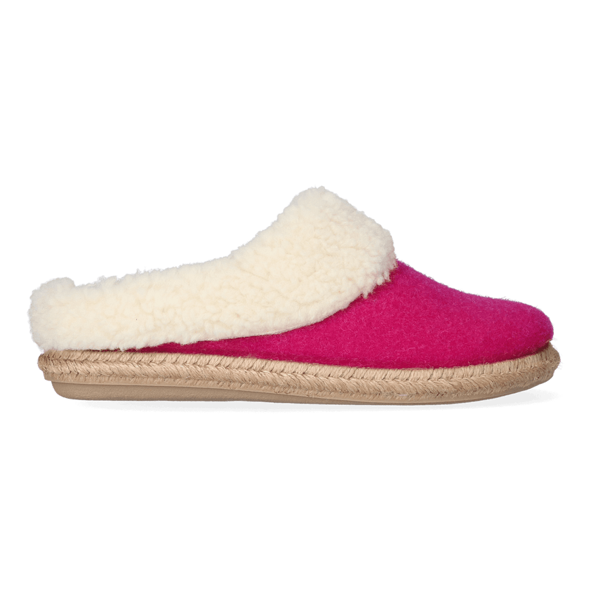 Miri-BF Damen Hausschuhe Fucsia
