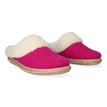 Miri-BF Damen Hausschuhe Fucsia