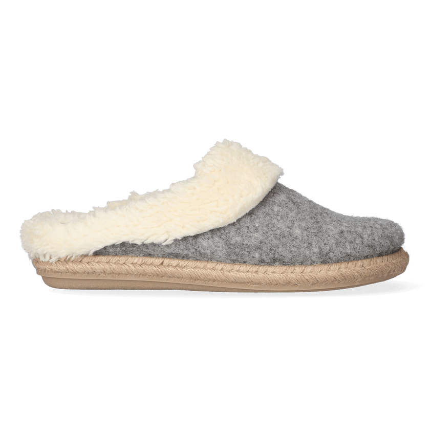 Miri-BF Damen Hausschuhe Gris