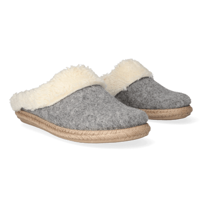 Miri-BF Damen Hausschuhe Gris