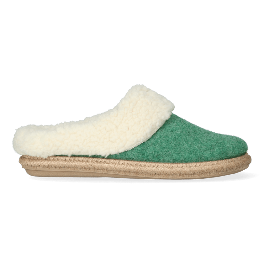Miri-BF Damen Hausschuhe Menta