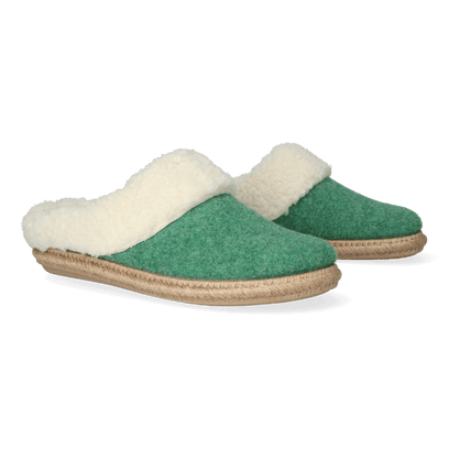 Miri-BF Damen Hausschuhe Menta