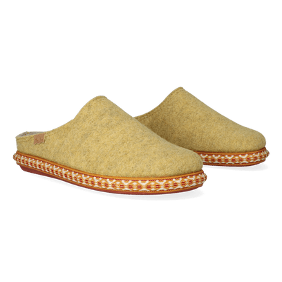 Miri-CD Damen Hausschuhe Groc Double