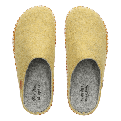 Miri-CD Damen Hausschuhe Groc Double