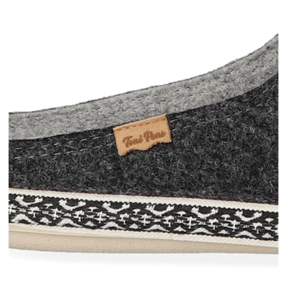 Miri-CD Damen Hausschuhe Negre Double