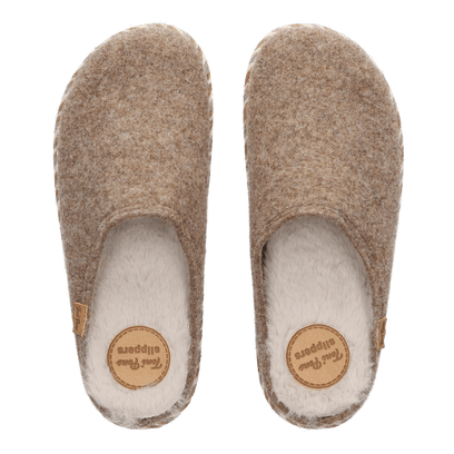 Miri-FP Damen Hausschuhe Taupe