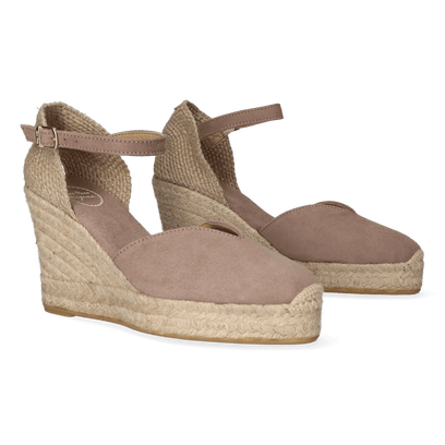 Mirta-A Damen Espadrilles Taupe