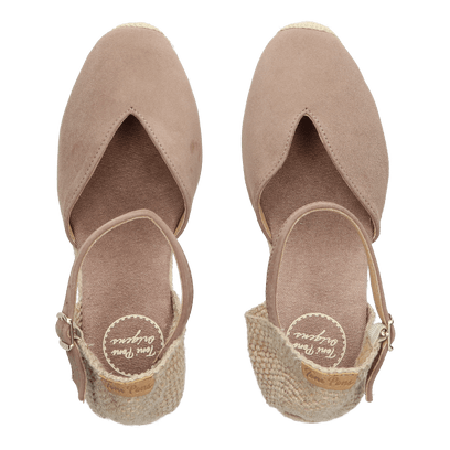 Mirta-A Damen Espadrilles Taupe
