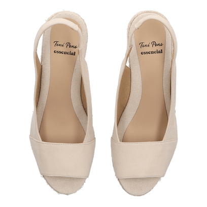 Monza-A Damen Espadrilles Pedra