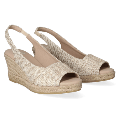 Monza-FY Damen Espadrilles Beige