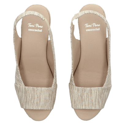 Monza-FY Damen Espadrilles Beige