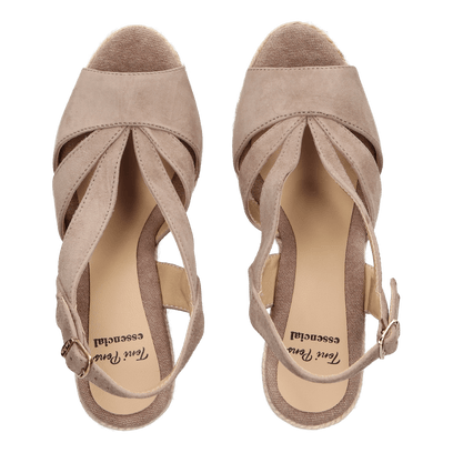 Naomi-A Damen Espadrilles Taupe