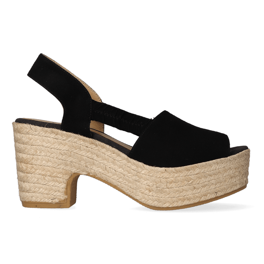 Nila-A Damen Espadrilles Negre