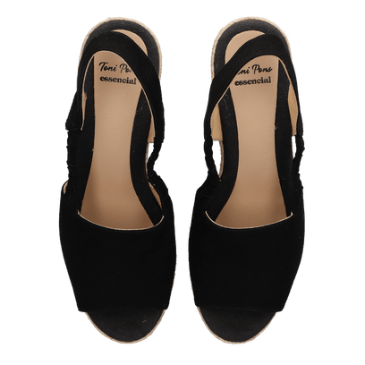 Nila-A Damen Espadrilles Negre