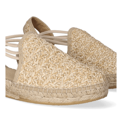 Noa-HK Damen Espadrilles Natural