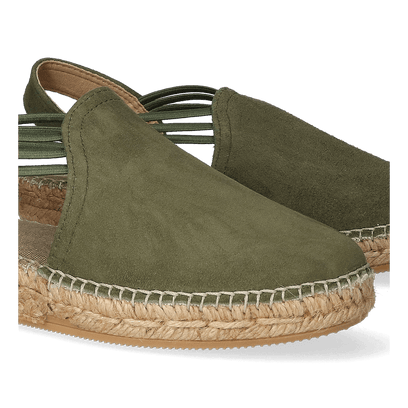 Nuria Damen Espadrilles Caqui