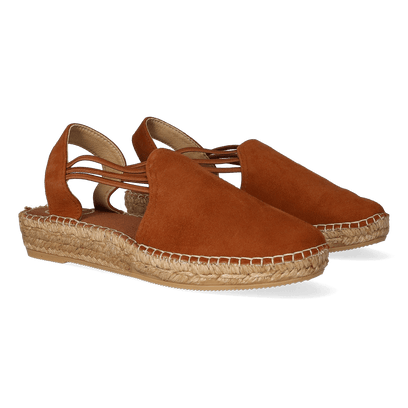 Nuria Damen Espadrilles Cognac