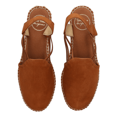 Nuria Damen Espadrilles Cognac