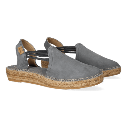 Nuria Damen Espadrilles Gris