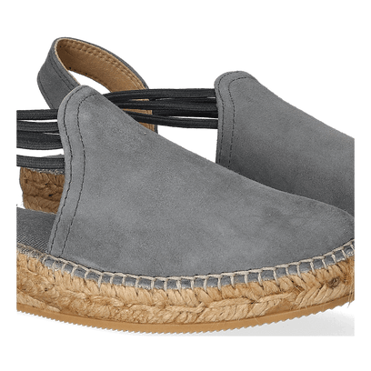 Nuria Damen Espadrilles Gris