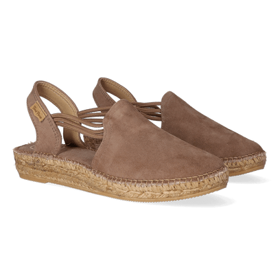 Nuria Damen Espadrilles Taupe
