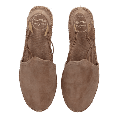 Nuria Damen Espadrilles Taupe