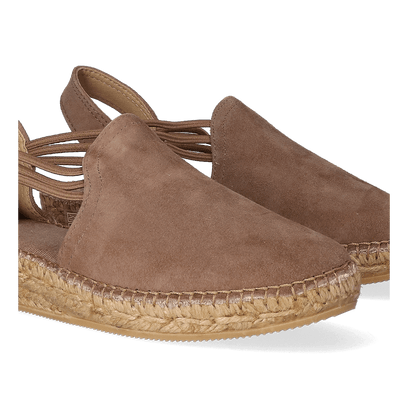Nuria Damen Espadrilles Taupe