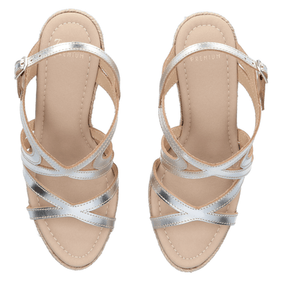 Olimpia Damen Espadrilles Plata