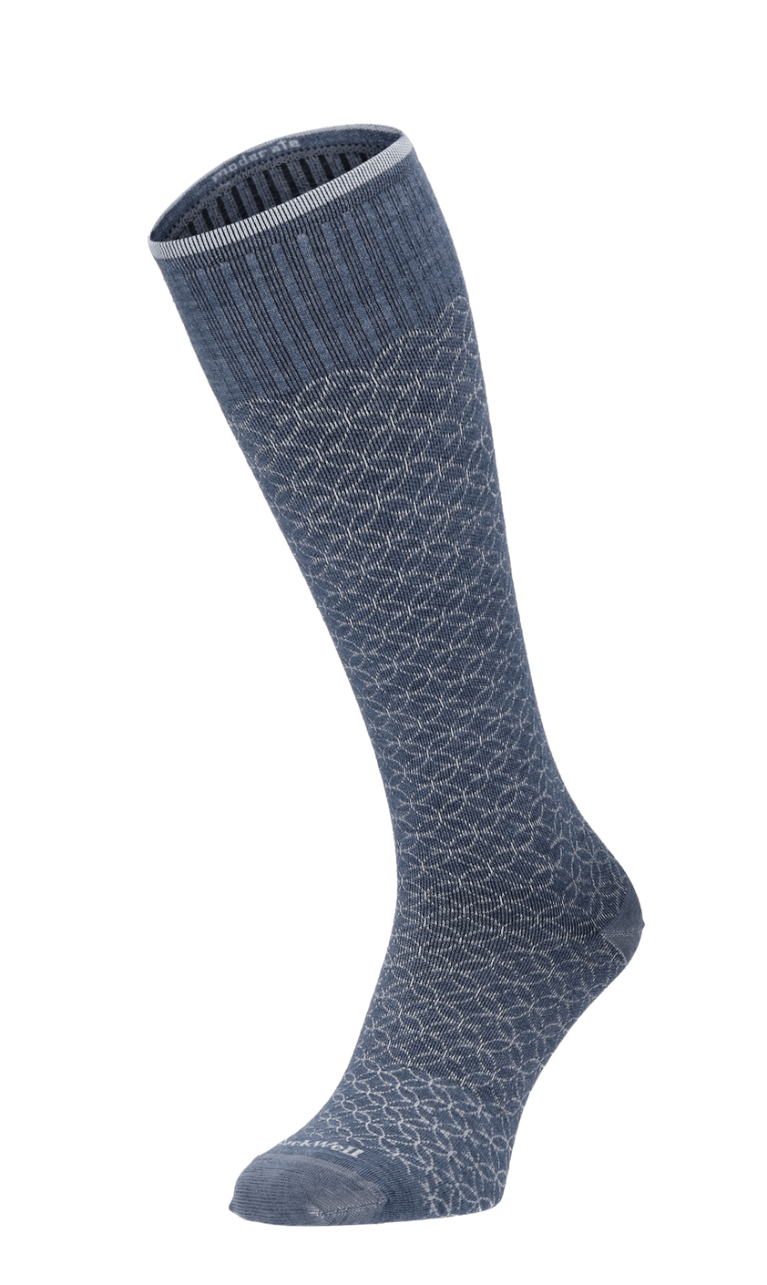 Featherweight Fancy Damen Kompressionsstrümpfe Klasse 1 Denim