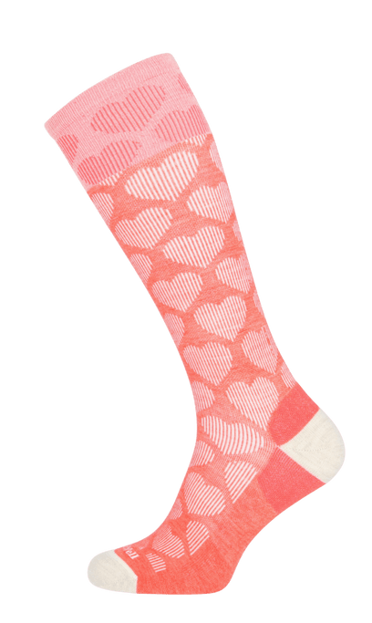 Heart Throb Damen Kompressionsstrümpfe 15-20 mmHg Guava