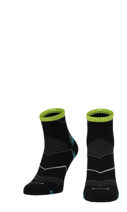 Incline Qarter Damen Sportsocken Klasse 1 Black